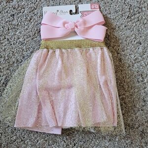 Rising Star Pink and Gold Baby Set